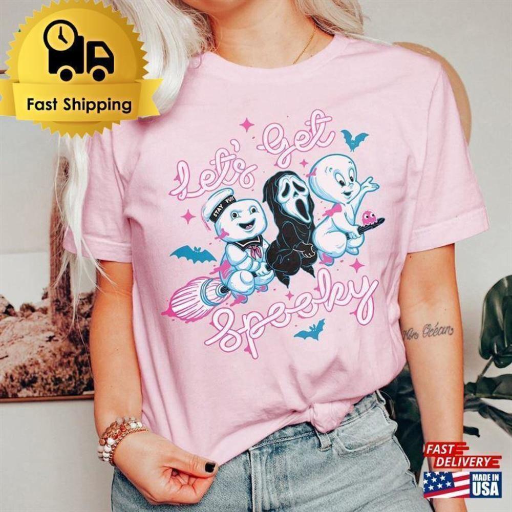 Lets Get Spooky Retro Halloween Holiday Fan Classic T-Shirt